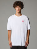 2026 New Arrival T-shirt Oversize con Stampa Bianco wholesalehk.shop