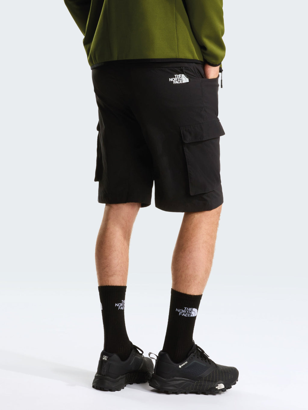 2026 New Arrival Shorts Cargo con Tasche a Toppa Nero wholesalehk.shop