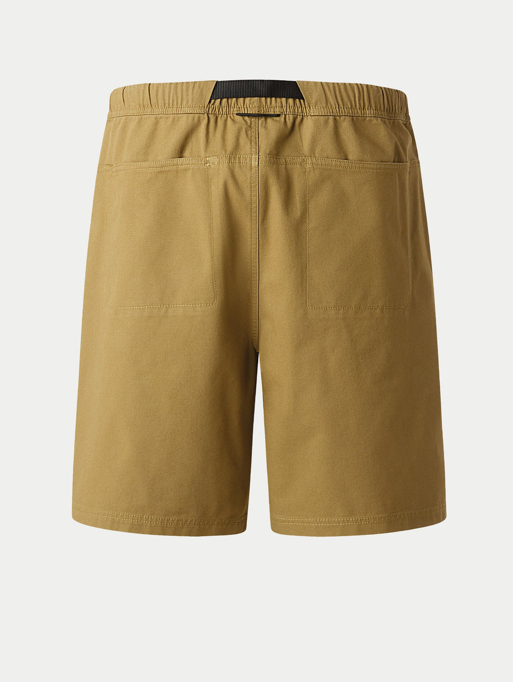2026 New Arrival Pantaloncini Baggy in Cotone con Cinta Senape wholesalehk.shop