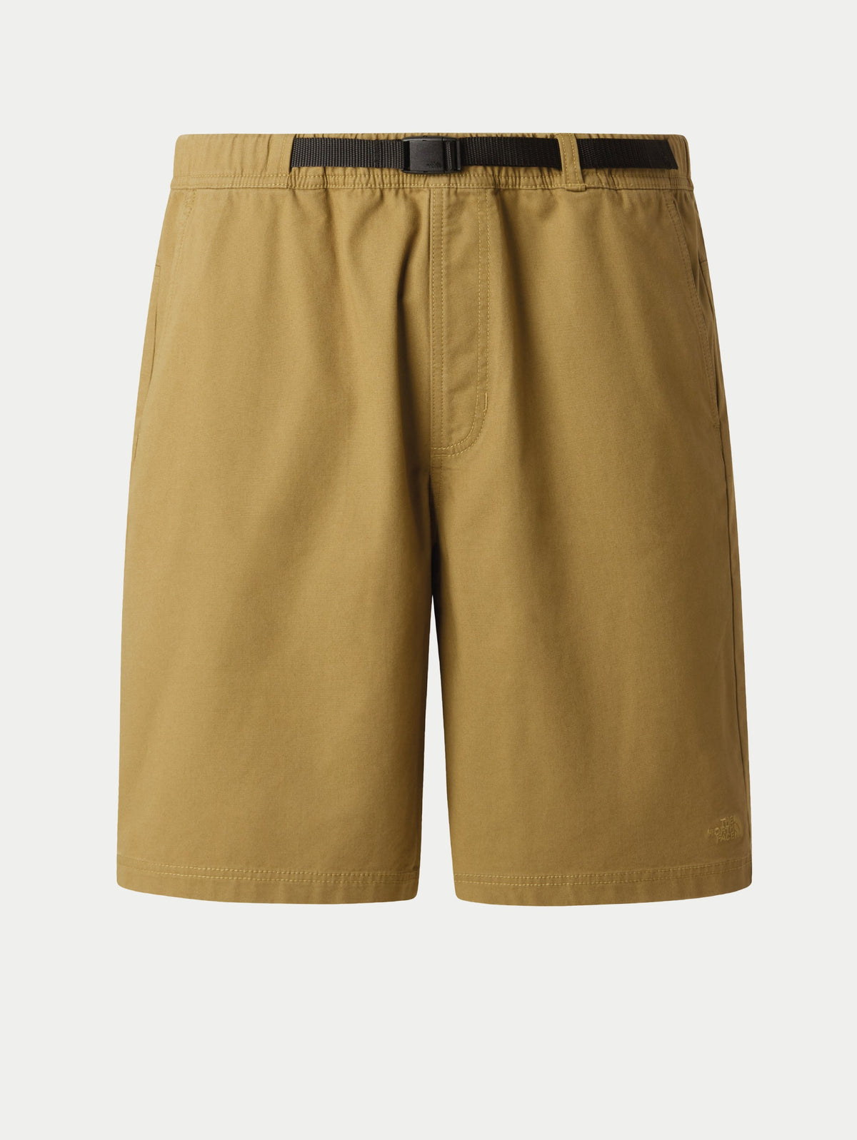 2026 New Arrival Pantaloncini Baggy in Cotone con Cinta Senape wholesalehk.shop