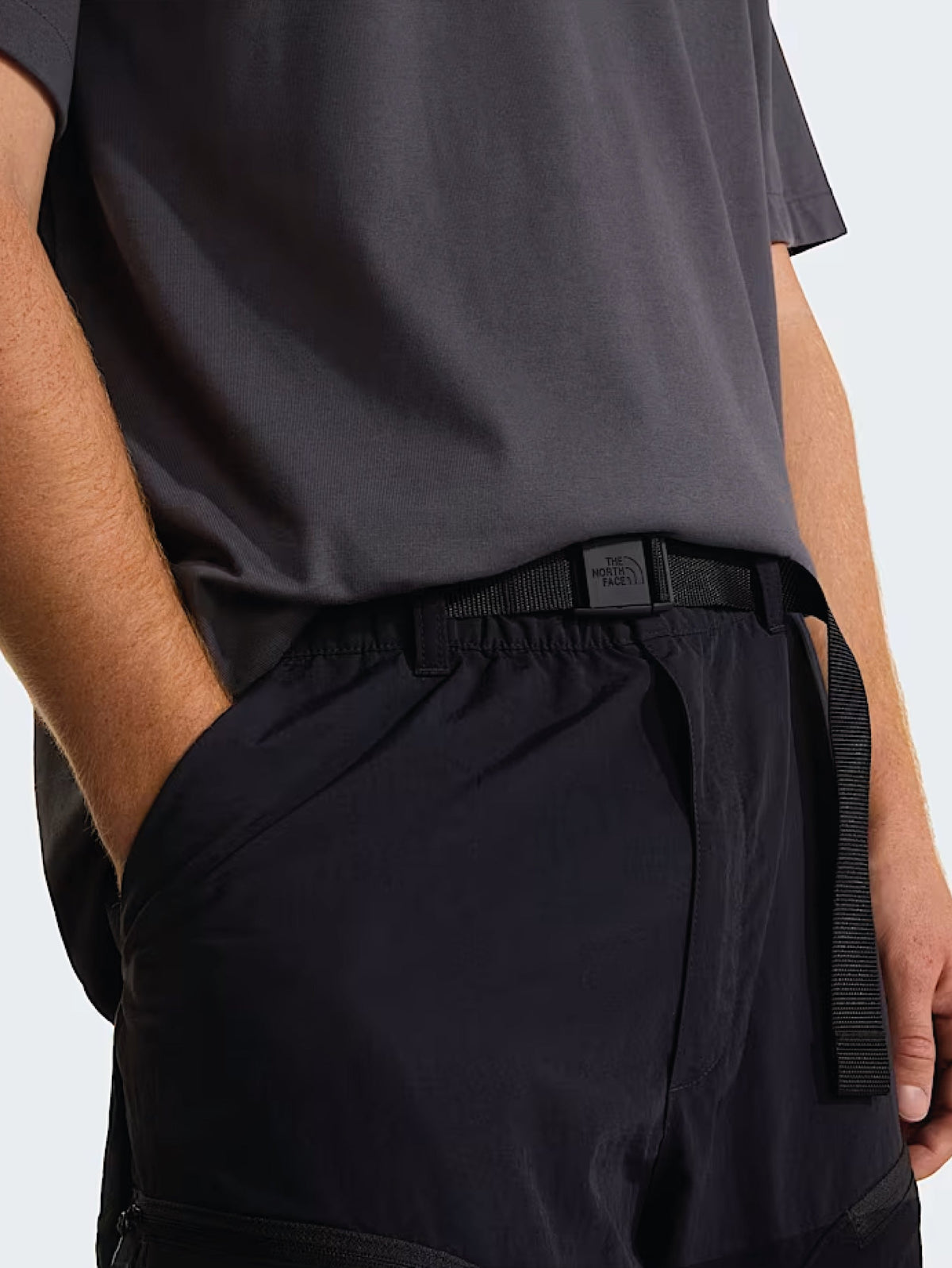2026 New Arrival Pantaloni Cargo con Cinta Nero wholesalehk.shop