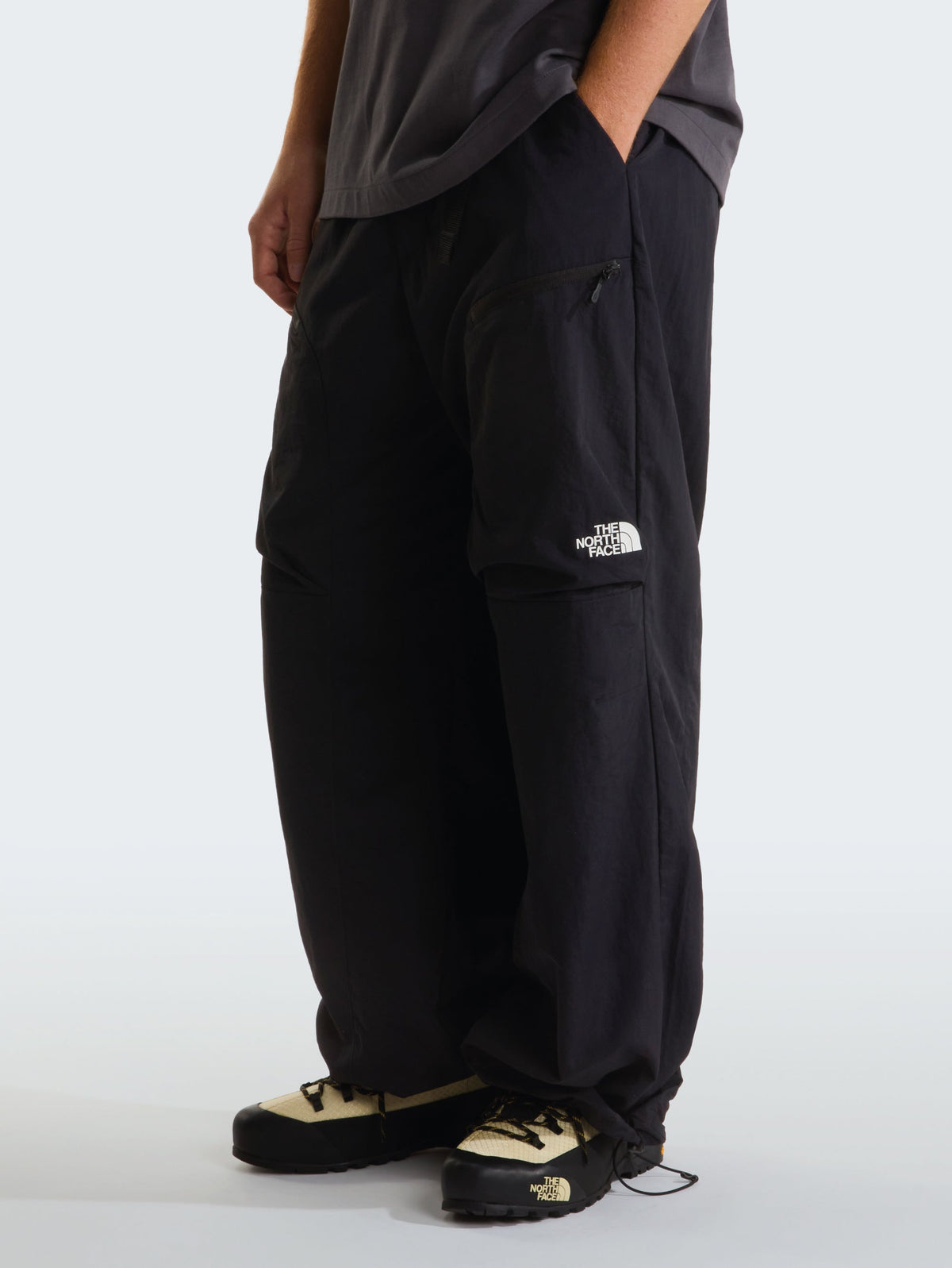 2026 New Arrival Pantaloni Cargo con Cinta Nero wholesalehk.shop