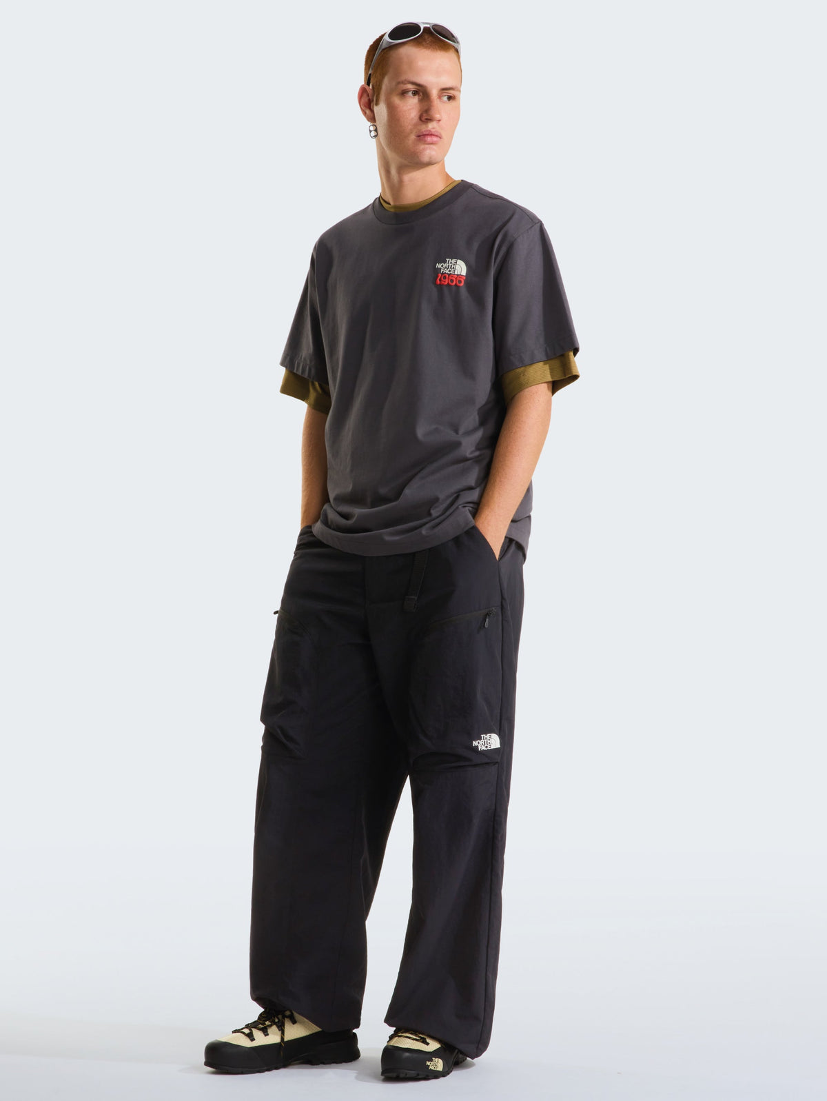 2026 New Arrival Pantaloni Cargo con Cinta Nero wholesalehk.shop