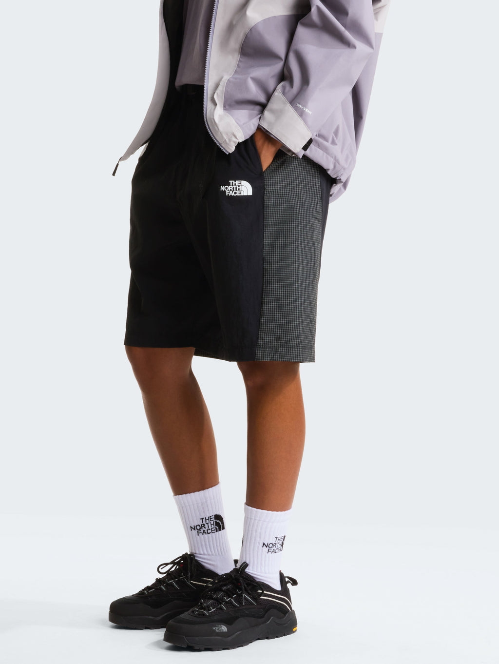 2026 New Arrival Shorts con Inserti e Cinta Nero wholesalehk.shop
