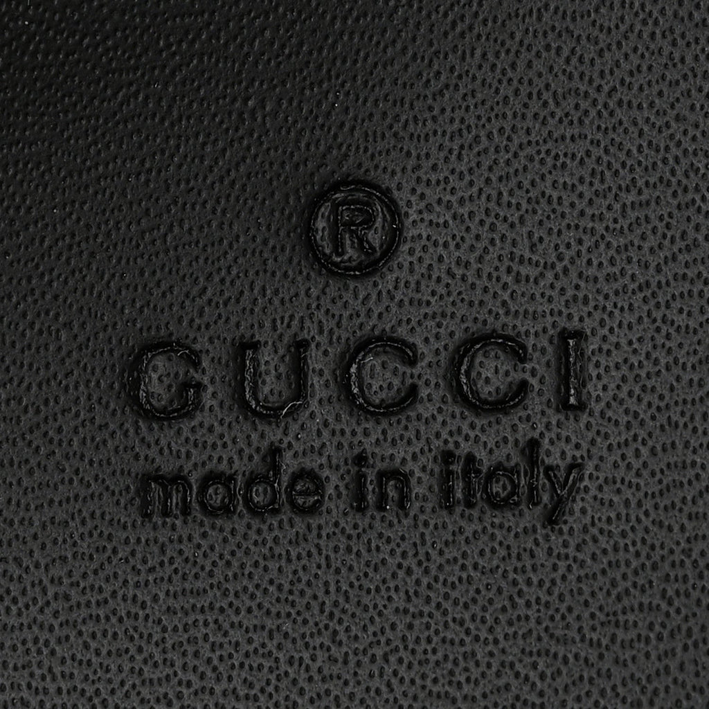 Calfskin GG Monogram Diamond Cut Medium Ophidia Tote Bag Black wholesalehk.shop