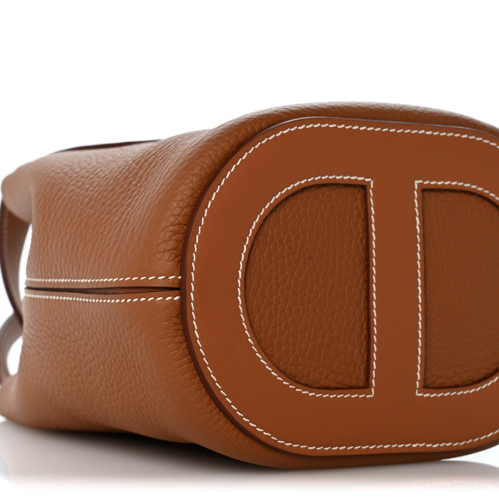 Taurillon Clemence Swift In-The-Loop 18 Bag Gold £¨ Direct shipment via from wholesalehk.shop