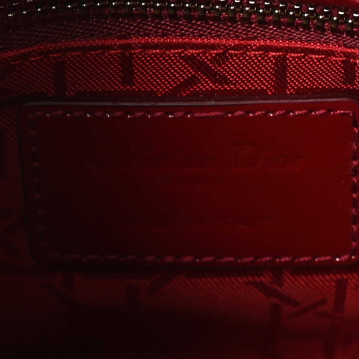 Patent Cannage Mini Lady Dior Red wholesalehk.shop