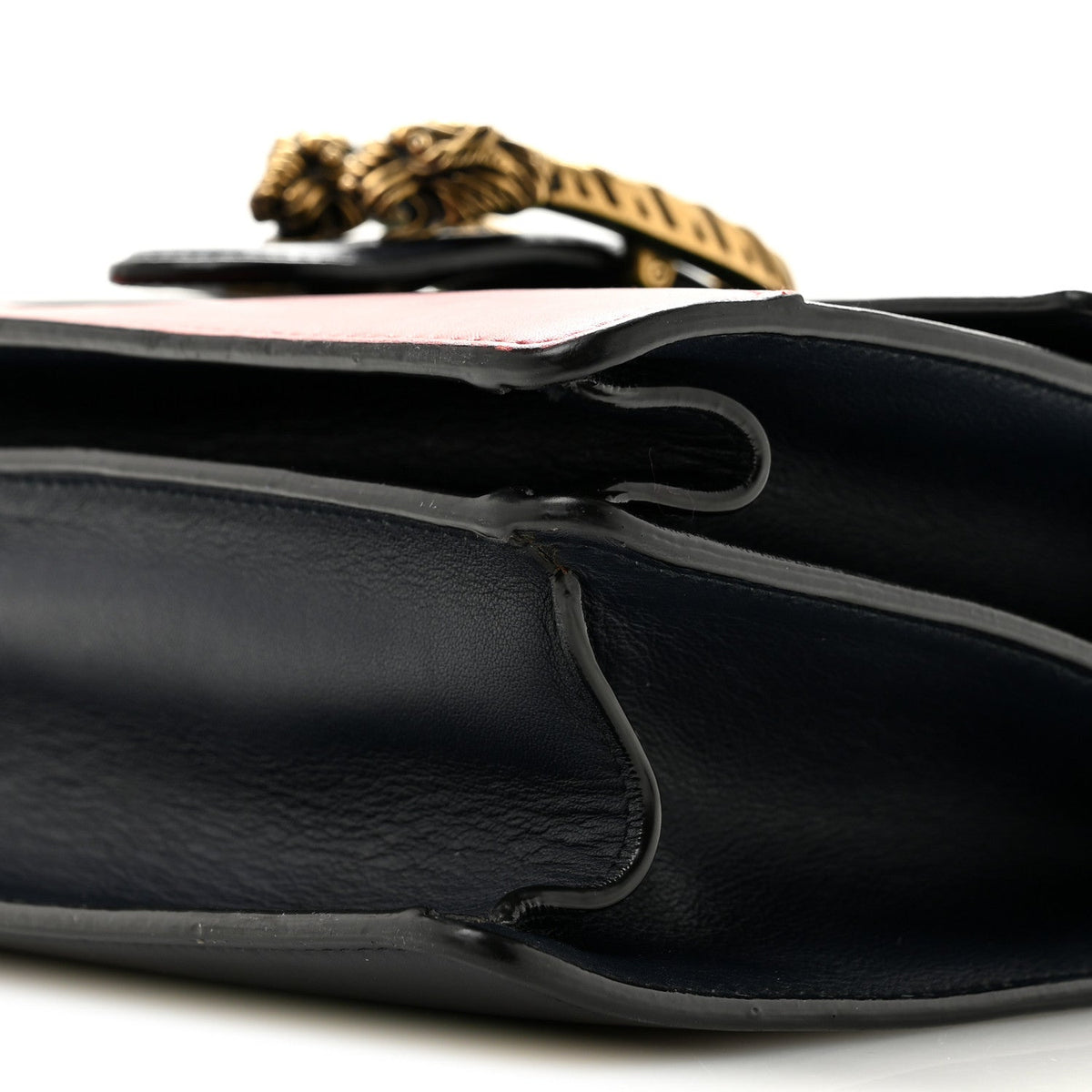 Moon Calfskin Bamboo Web Medium Dionysus Top Handle Bag Blue Emerald Hibiscus Red wholesalehk.shop