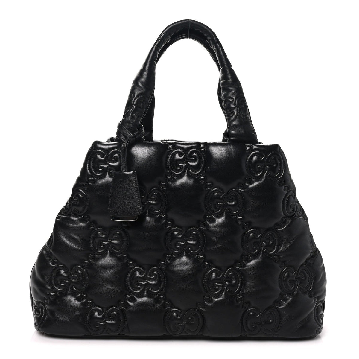 Calfskin GG Matelasse Large Tote Black wholesalehk.shop