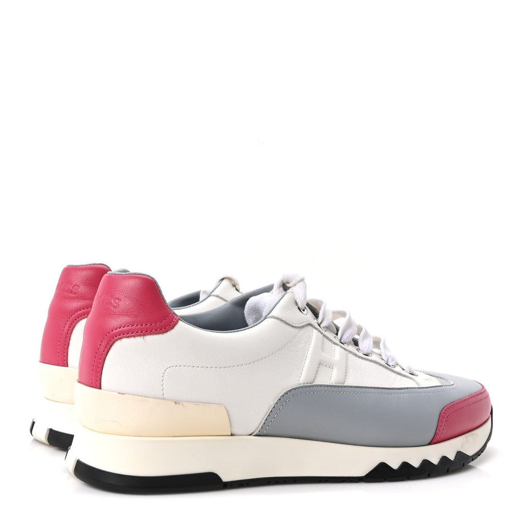 Calfskin Womens Trail Sneakers 38 Multicolore White wholesalehk.shop