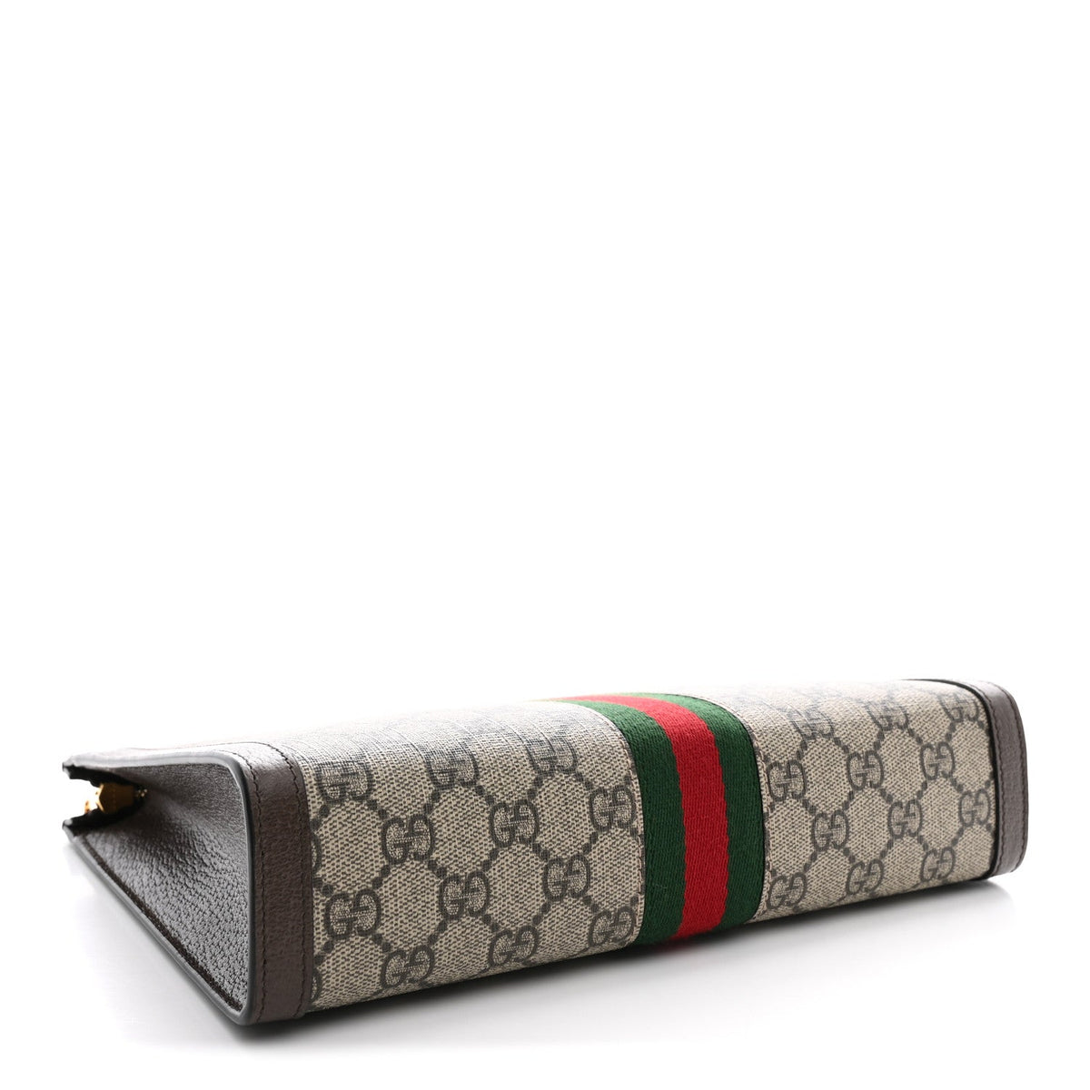 GG Supreme Monogram Web Ophidia Pouch Brown wholesalehk.shop