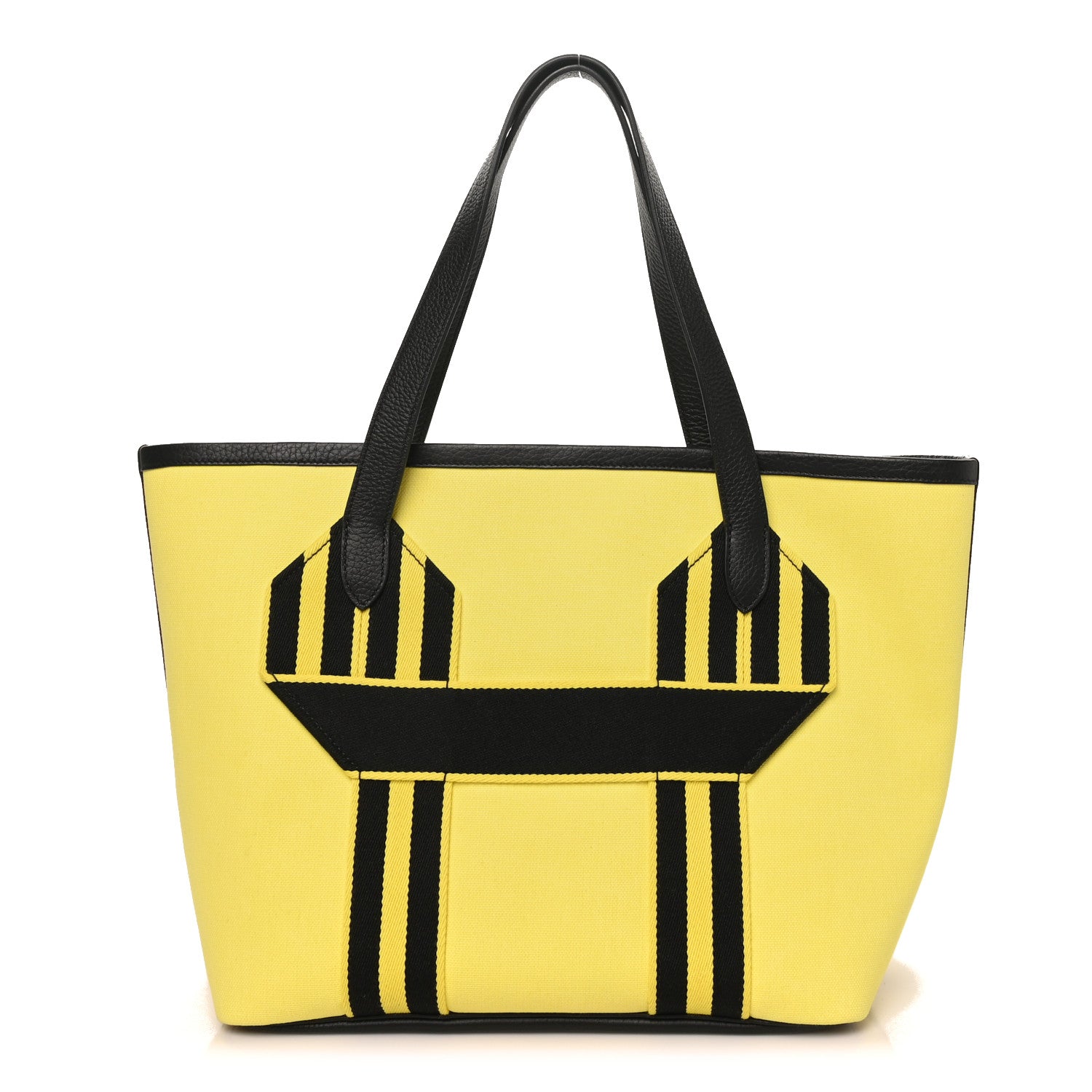 Militaire Canvas Taurillon Clemence  Wooly Wooly Pursangle MM Tote Jaune Black £¨ Direct shipment via from wholesalehk.shop