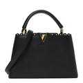 Taurillon Studded Capucines PM Black £¨ Direct shipment via from wholesalehk.shop