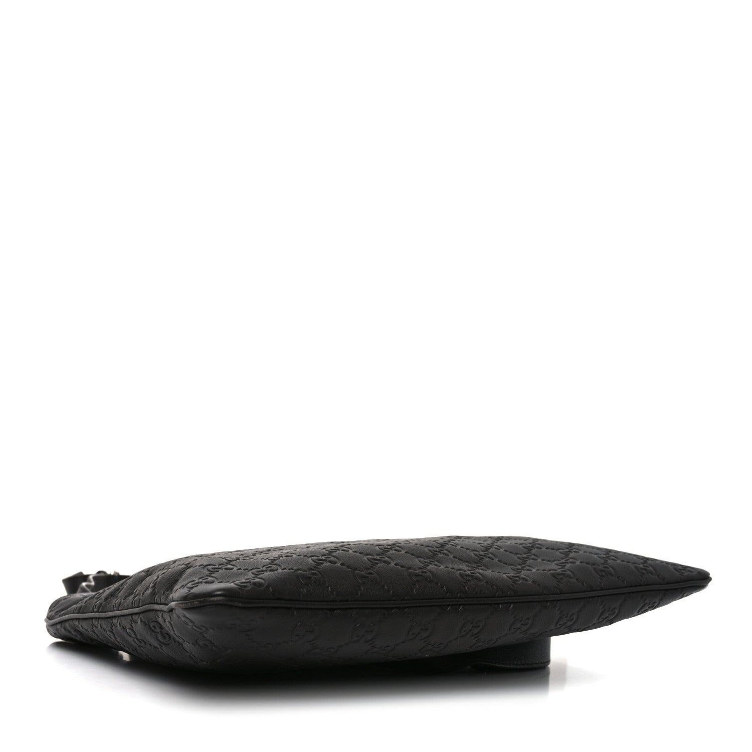 Guccissima Medium Flat Messenger Bag Black £¨ Direct shipment via from wholesalehk.shop