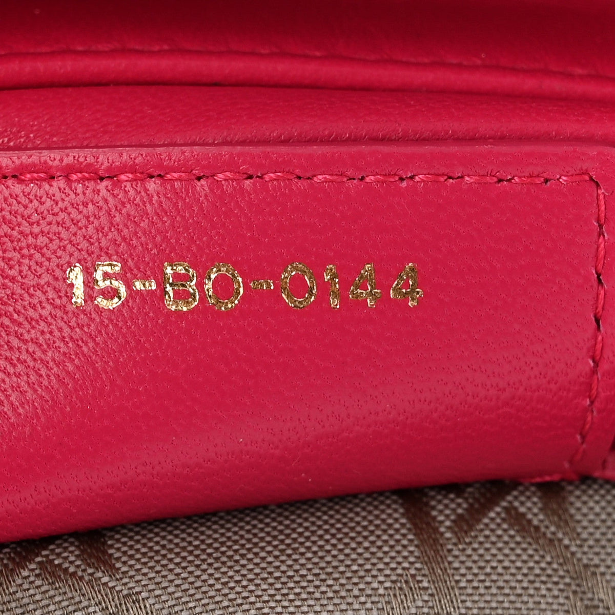 Lambskin Cannage Medium Lady Dior Fuchsia wholesalehk.shop