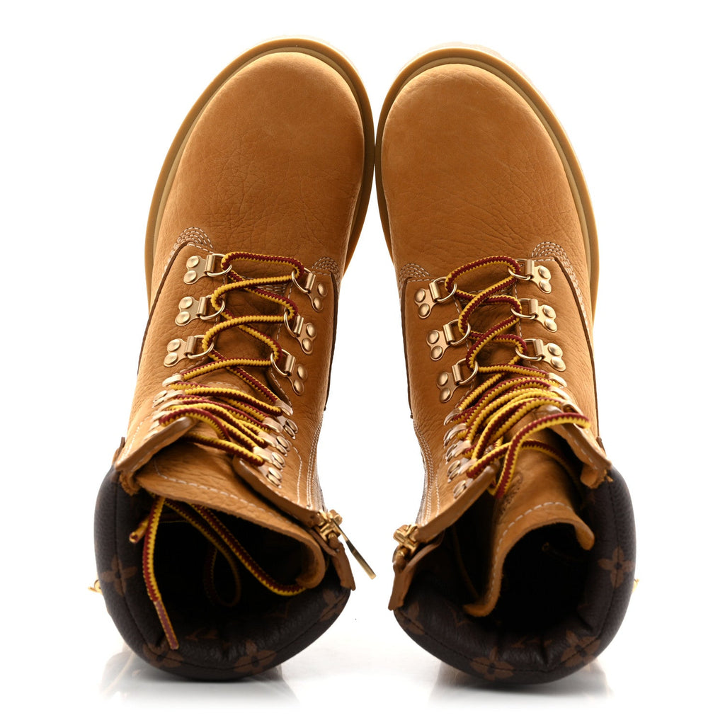 X TIMBERLAND Grained Calfskin Monogram Mens Ranger Boots 8.5 Wheat £¨ Direct shipment via from wholesalehk.shop