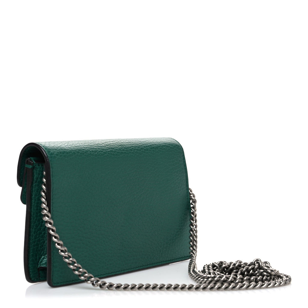 Calfskin Super Mini Dionysus Shoulder Bag Emerald wholesalehk.shop