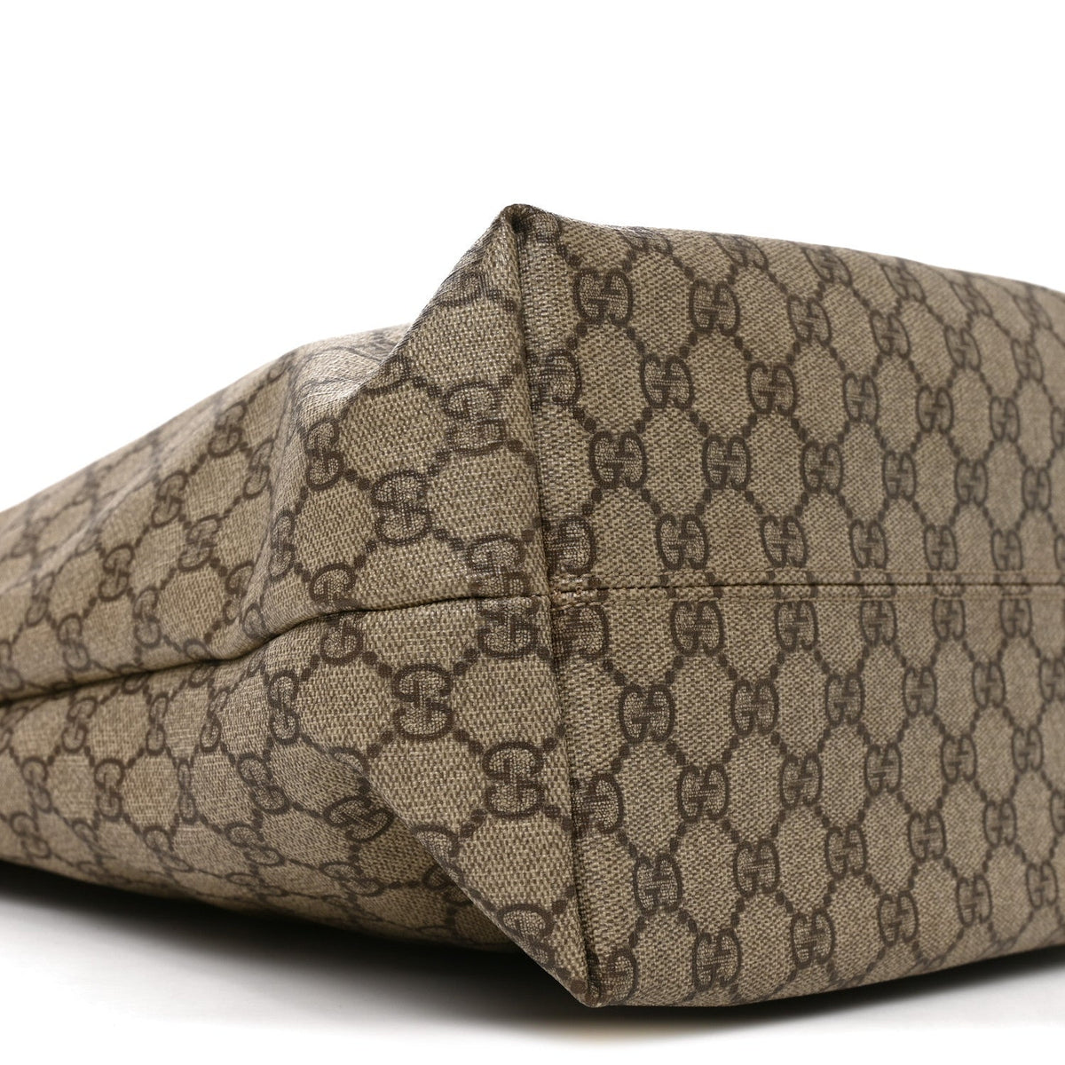 GG Supreme Monogram Vertical Tote Dark Brown wholesalehk.shop