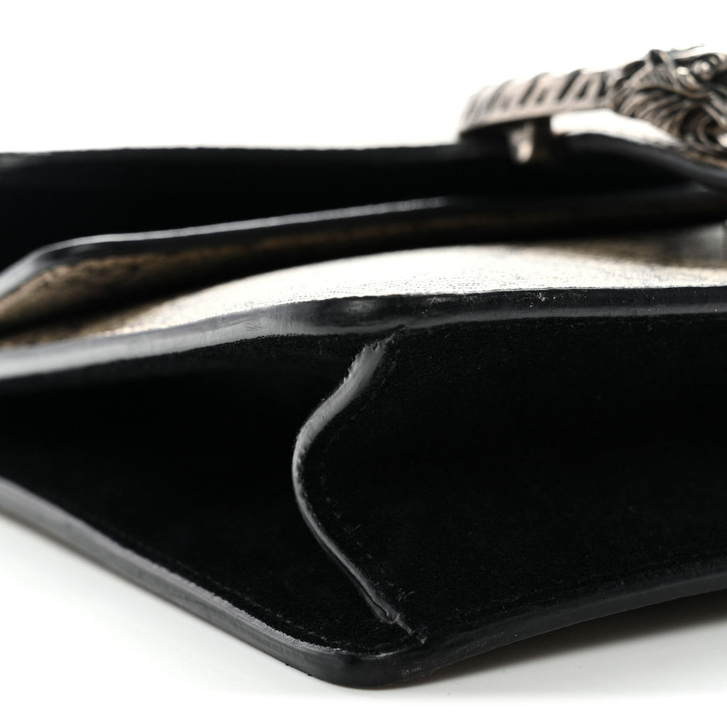 GG Supreme Monogram Mini Dionysus Shoulder Bag Black wholesalehk.shop