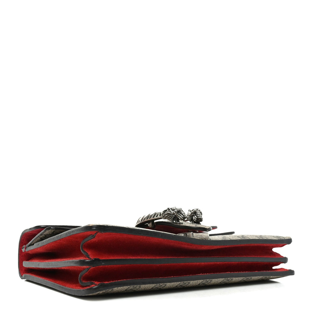 GG Supreme Monogram Small Dionysus Shoulder Bag Red wholesalehk.shop