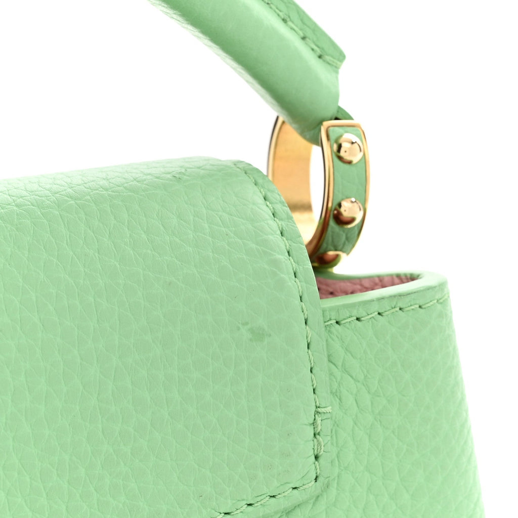 Taurillon Mini Capucines Vert Pomme £¨ Direct shipment via from wholesalehk.shop