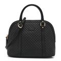 Microguccissima Medium Dome Bag Black £¨ Direct shipment via from wholesalehk.shop