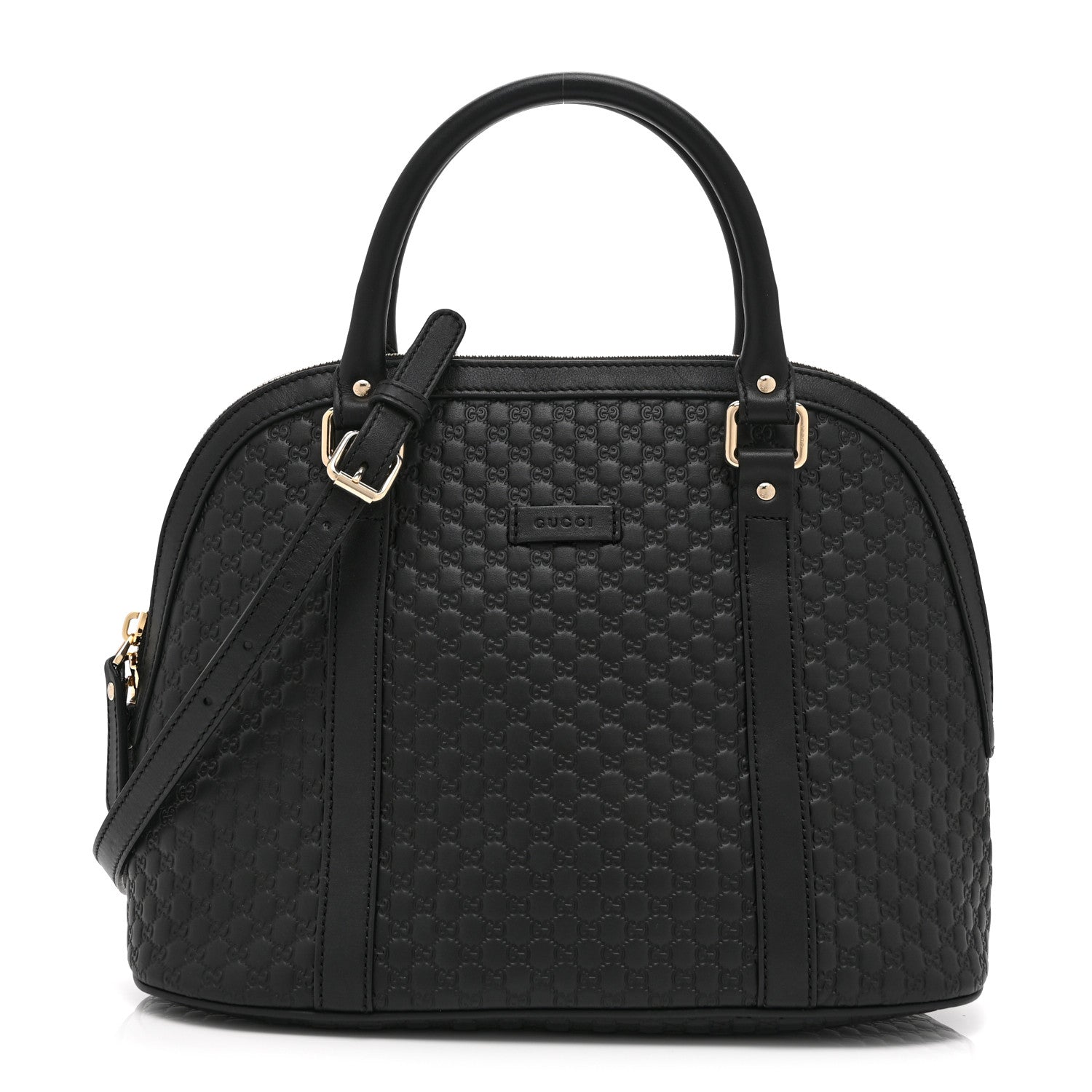 Microguccissima Medium Dome Bag Black £¨ Direct shipment via from wholesalehk.shop
