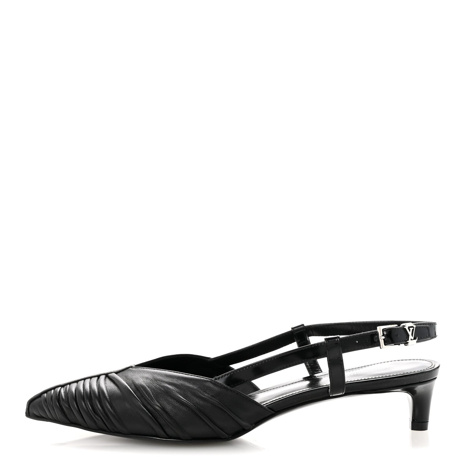 Calfskin Allure D'Orsay Slingback Pump 37.5 Black £¨ Direct shipment via from wholesalehk.shop