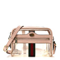 Vinyl Web Mini Ophidia Transparent Shoulder Bag Perfect Pink wholesalehk.shop
