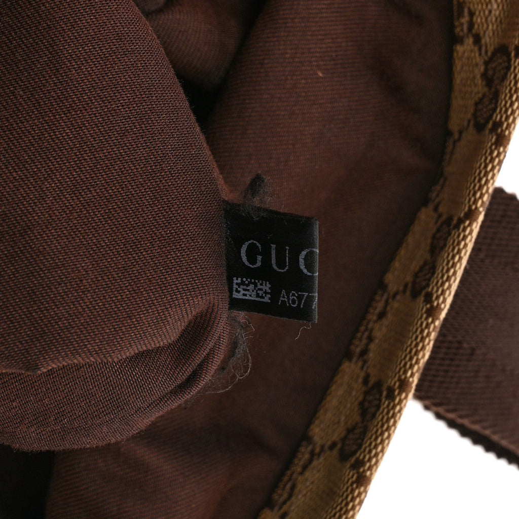 GG Monogram Medium Handle Vertical Tote Bag Dark Brown wholesalehk.shop