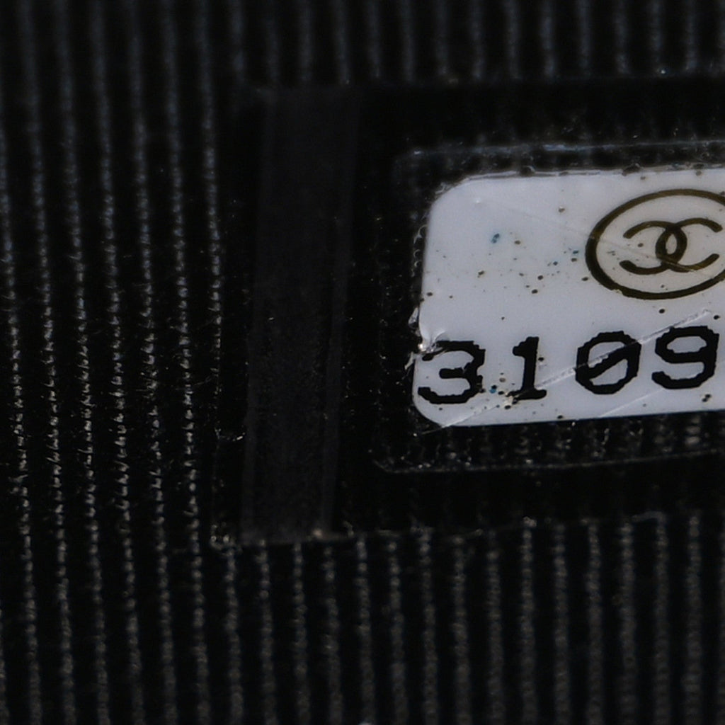 Lambskin Quilted Wallet On Chain WOC Black wholesalehk.shop