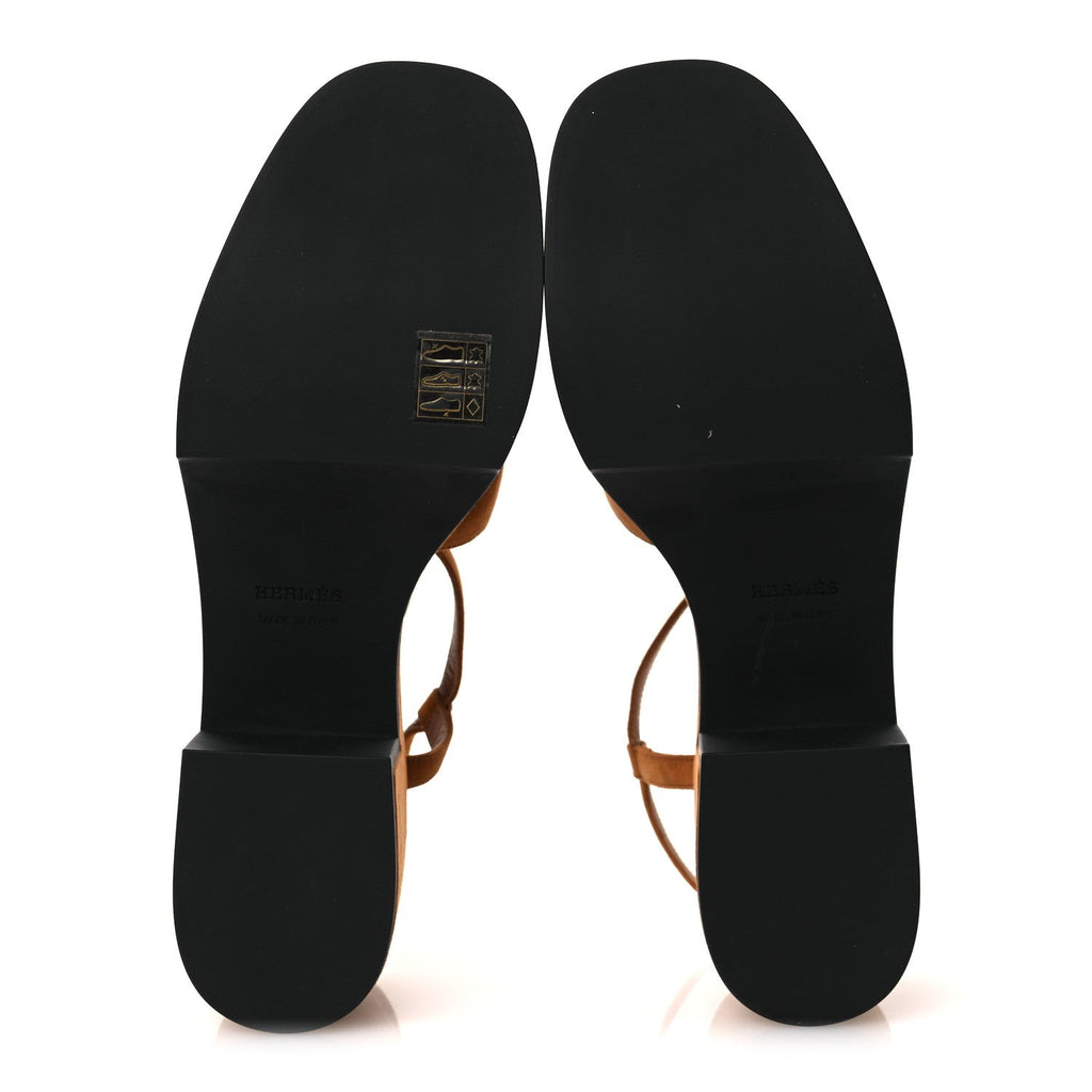 Suede Goatskin Jam 30 Sandals 40 Naturel wholesalehk.shop