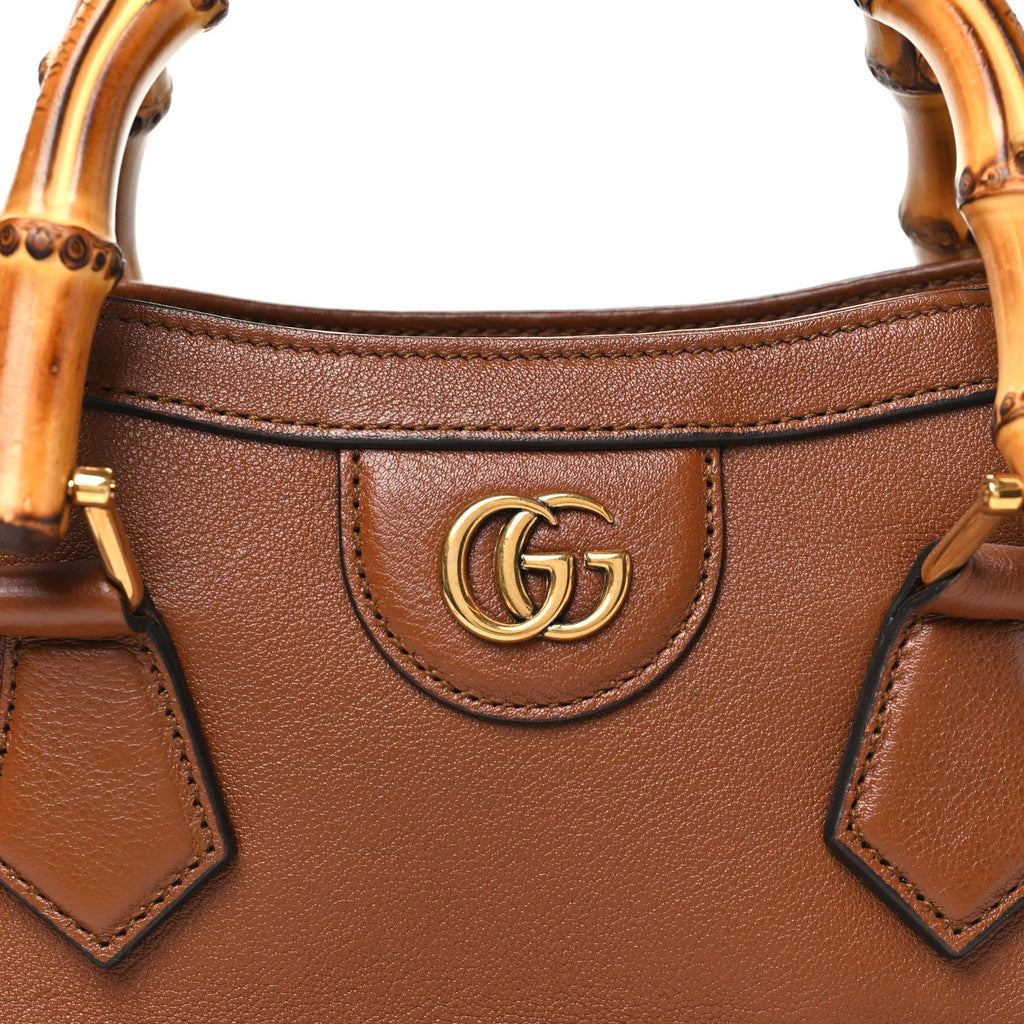 Wonka Grain Calfskin Mini Diana Tote Bag Cuir wholesalehk.shop
