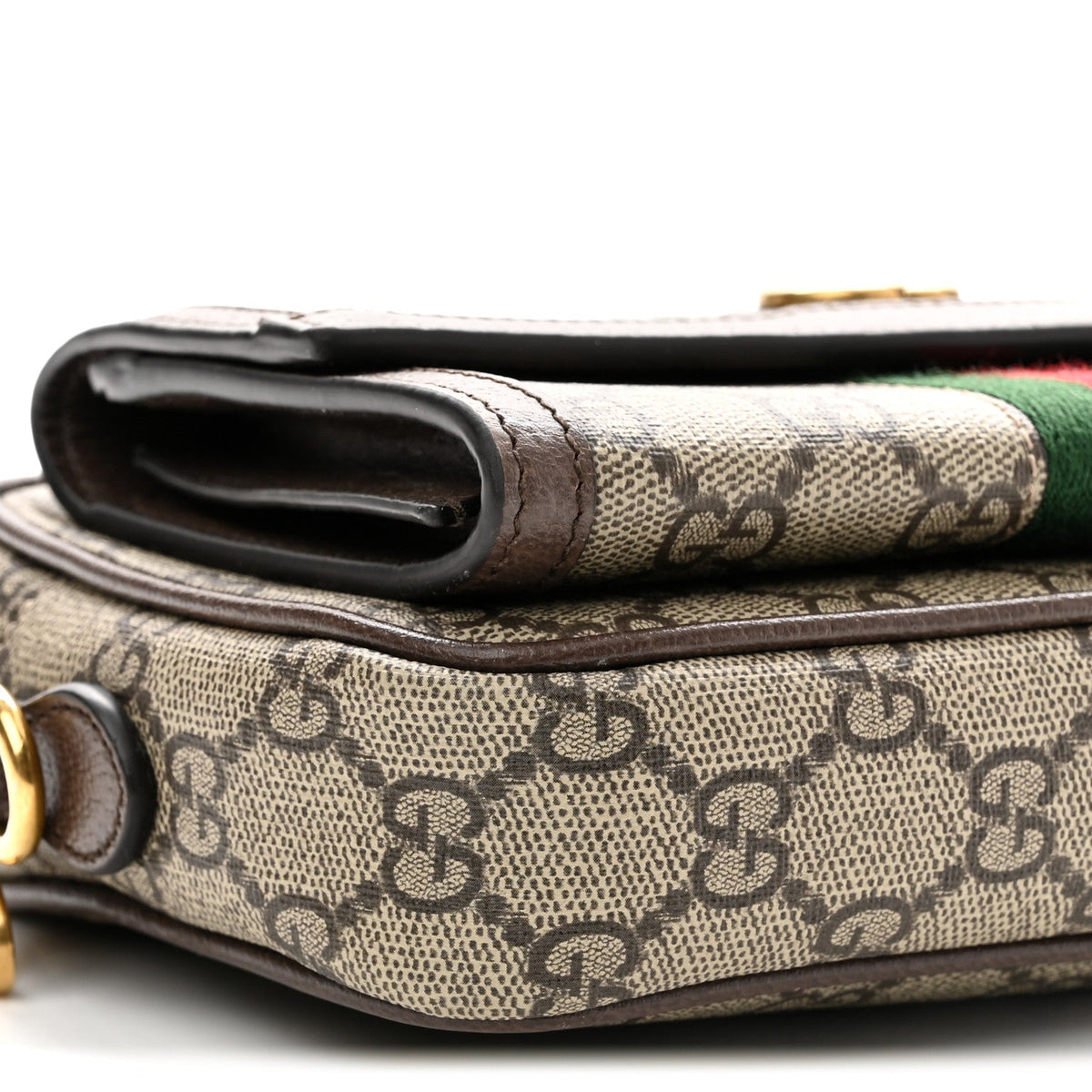 GG Supreme Monogram Web Mini Ophidia Bag Beige Ebony wholesalehk.shop
