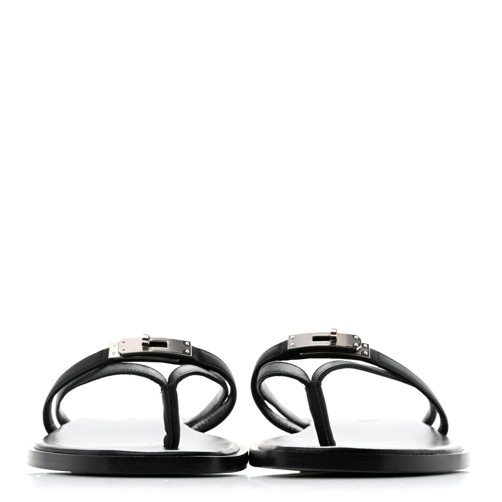 Calfskin Miss Sandals 35 Black wholesalehk.shop