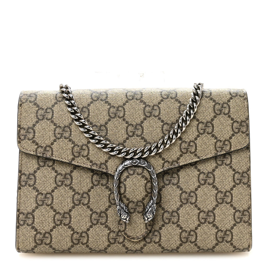 GG Supreme Monogram Mini Dionysus Chain Wallet wholesalehk.shop