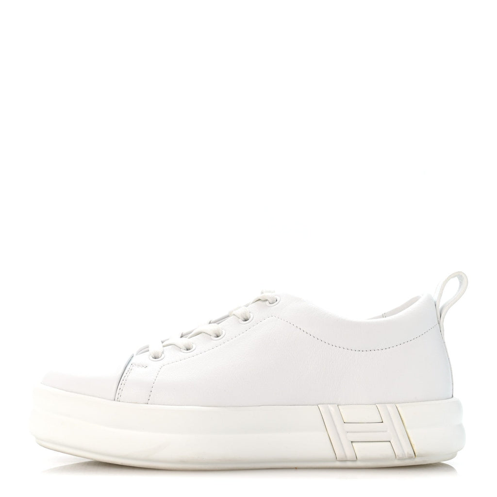 Calfskin Womens Happy Sneakers 38 White wholesalehk.shop