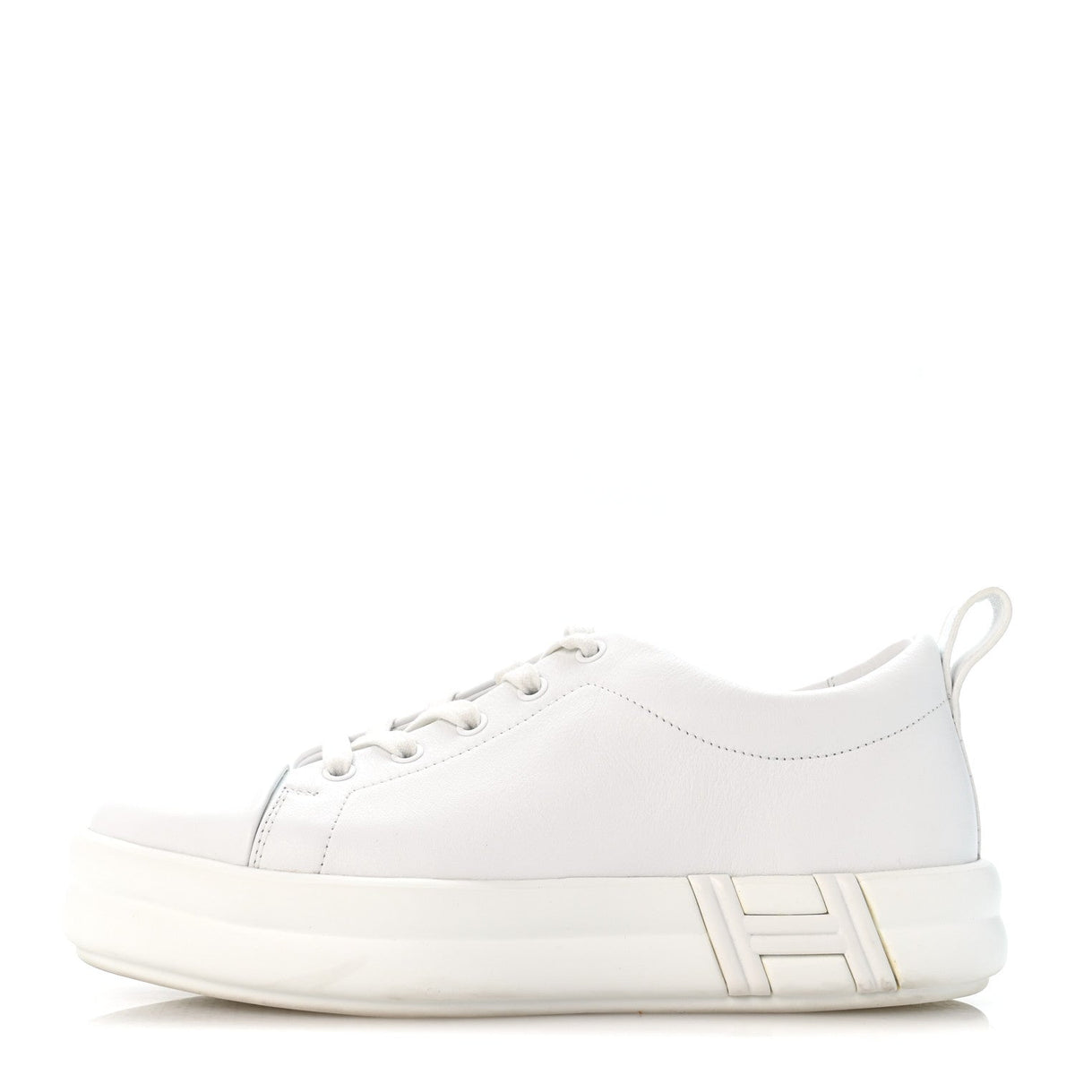 Calfskin Womens Happy Sneakers 38 White wholesalehk.shop