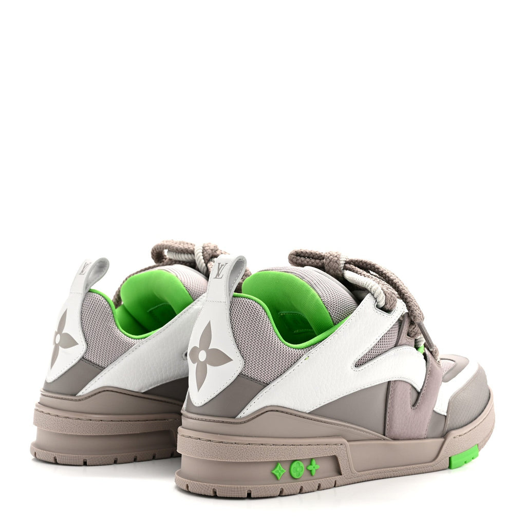 Calfskin Mens LV Skate Sneaker 9 Grey Green £¨ Direct shipment via from wholesalehk.shop