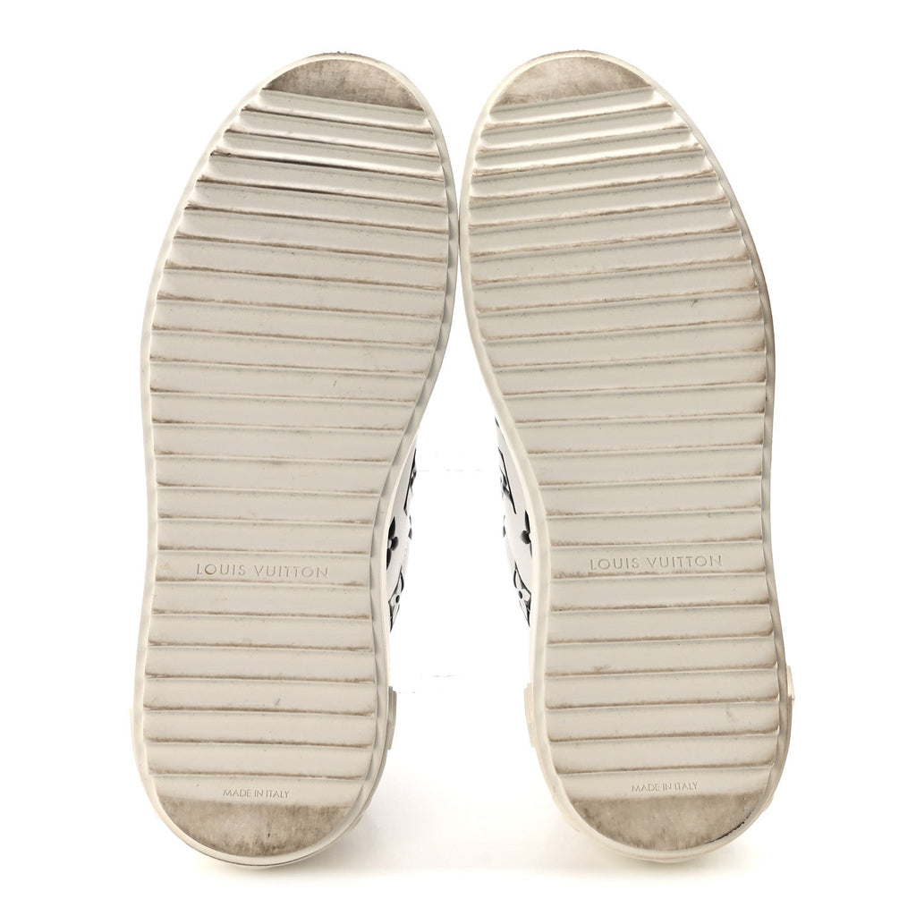 Calfskin Monogram Debossed Time Out Sneakers 35 Black £¨ Direct shipment via from wholesalehk.shop