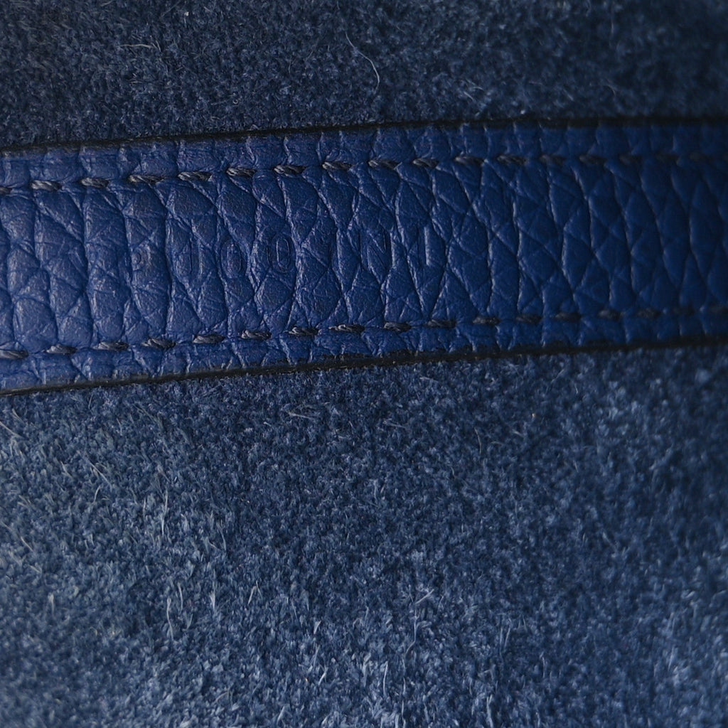 Taurillon Clemence Picotin Lock 18 PM Bleu Saphir £¨ Direct shipment via from wholesalehk.shop