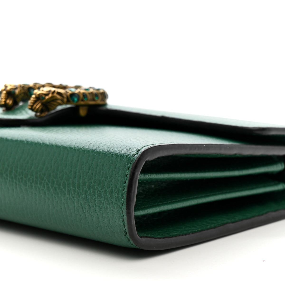 Calfskin Mini Dionysus Chain Wallet Emerald wholesalehk.shop