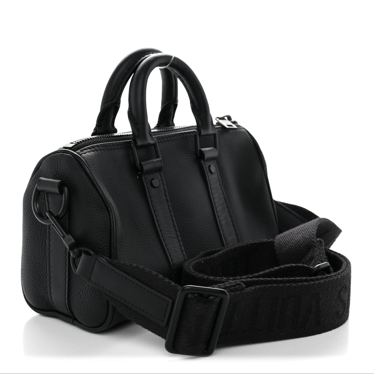 Grained Calfskin Aerogram Keepall XS Black wholesalehk.shop