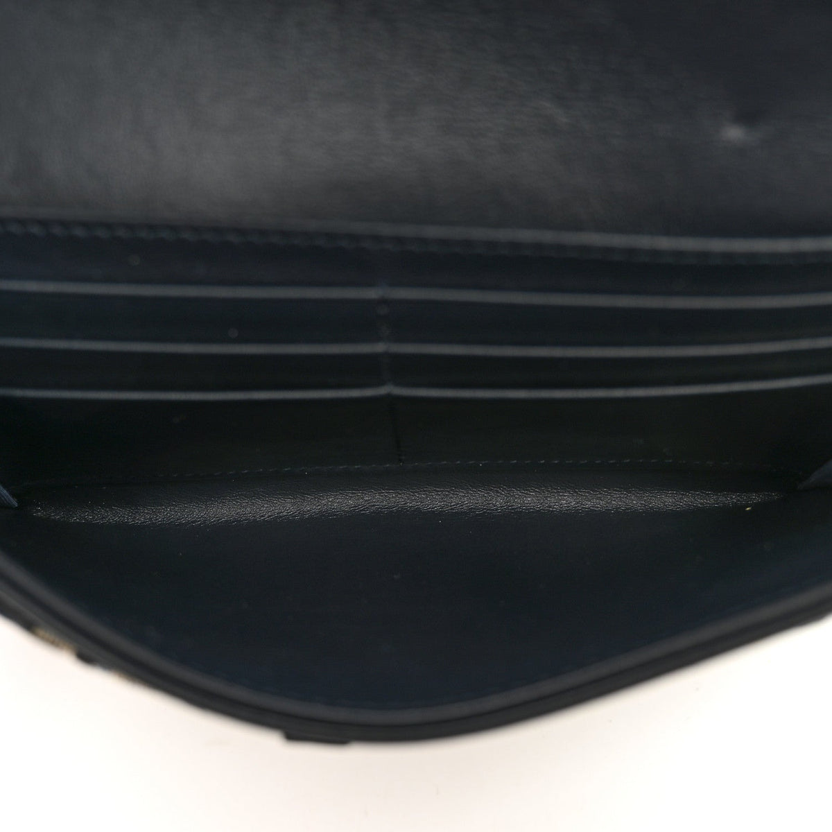 Oblique Saddle Chain Long Wallet Blue wholesalehk.shop