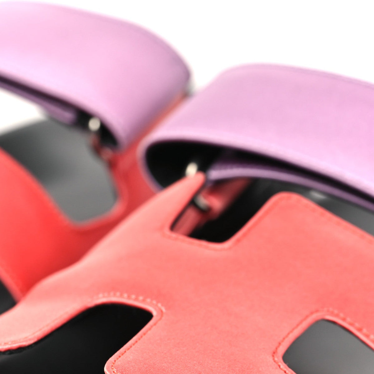 Satin Crepe Chypre Sandals 37.5 Rose Peche Violet Petale wholesalehk.shop