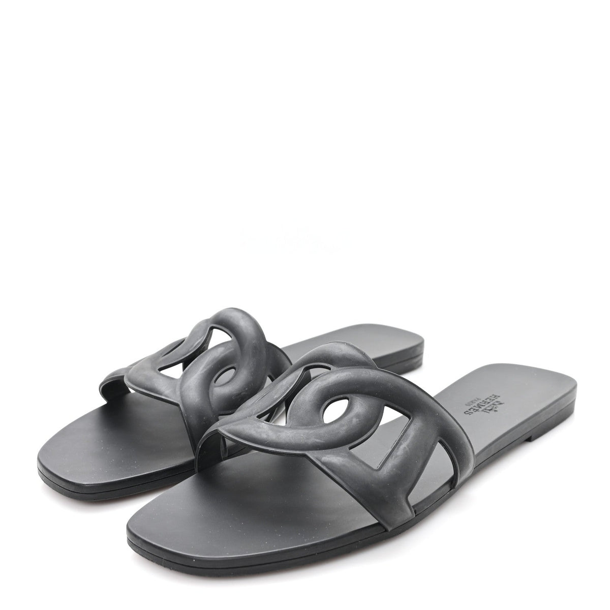 Rubber Aloha Sandals 38 Black wholesalehk.shop