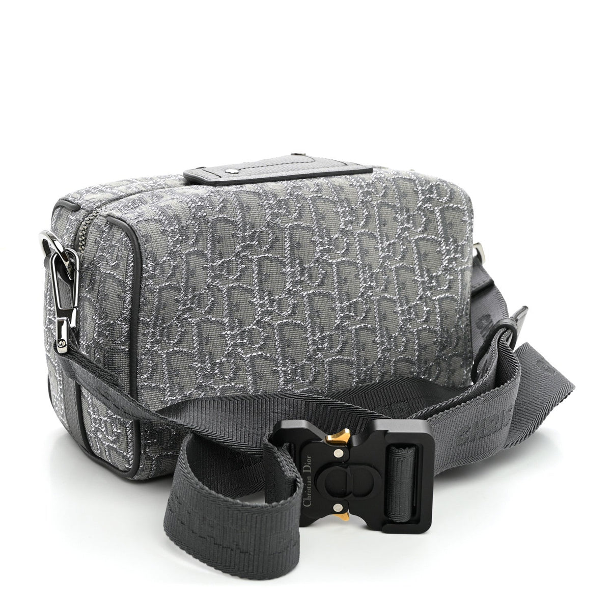 Oblique Jacquard Lingot 22 Bag Silver wholesalehk.shop