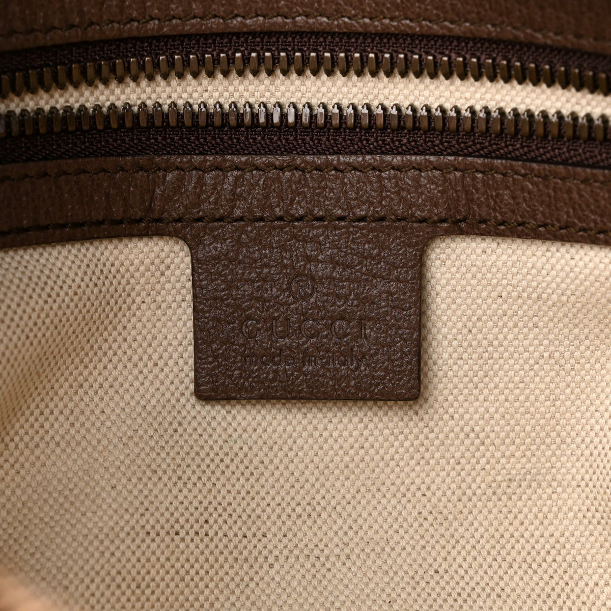 Soft GG Supreme Monogram Medium Ophidia Belt Bag Dark Brown wholesalehk.shop
