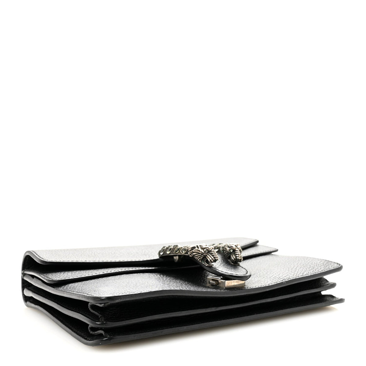 Pebbled Calfskin Small Dionysus Shoulder Bag Black wholesalehk.shop