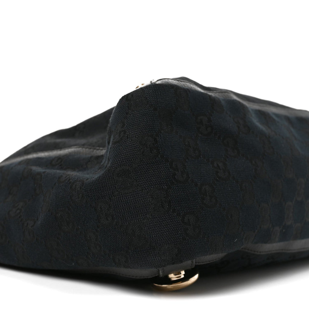 Monogram Large Abbey Tote Black wholesalehk.shop